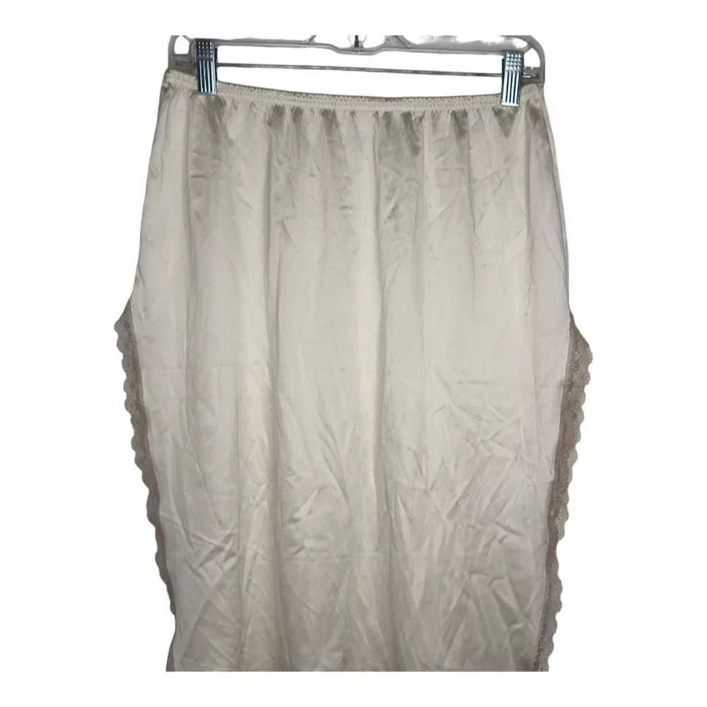 Vintage Montgomery Ward‎ Slip Ivory - Picture 2 of 6